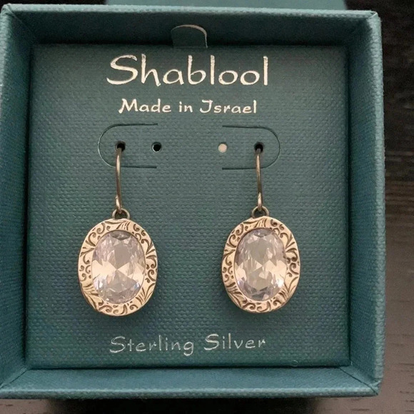 Shablool  silver 925 clear stone - Picture 1 of 9